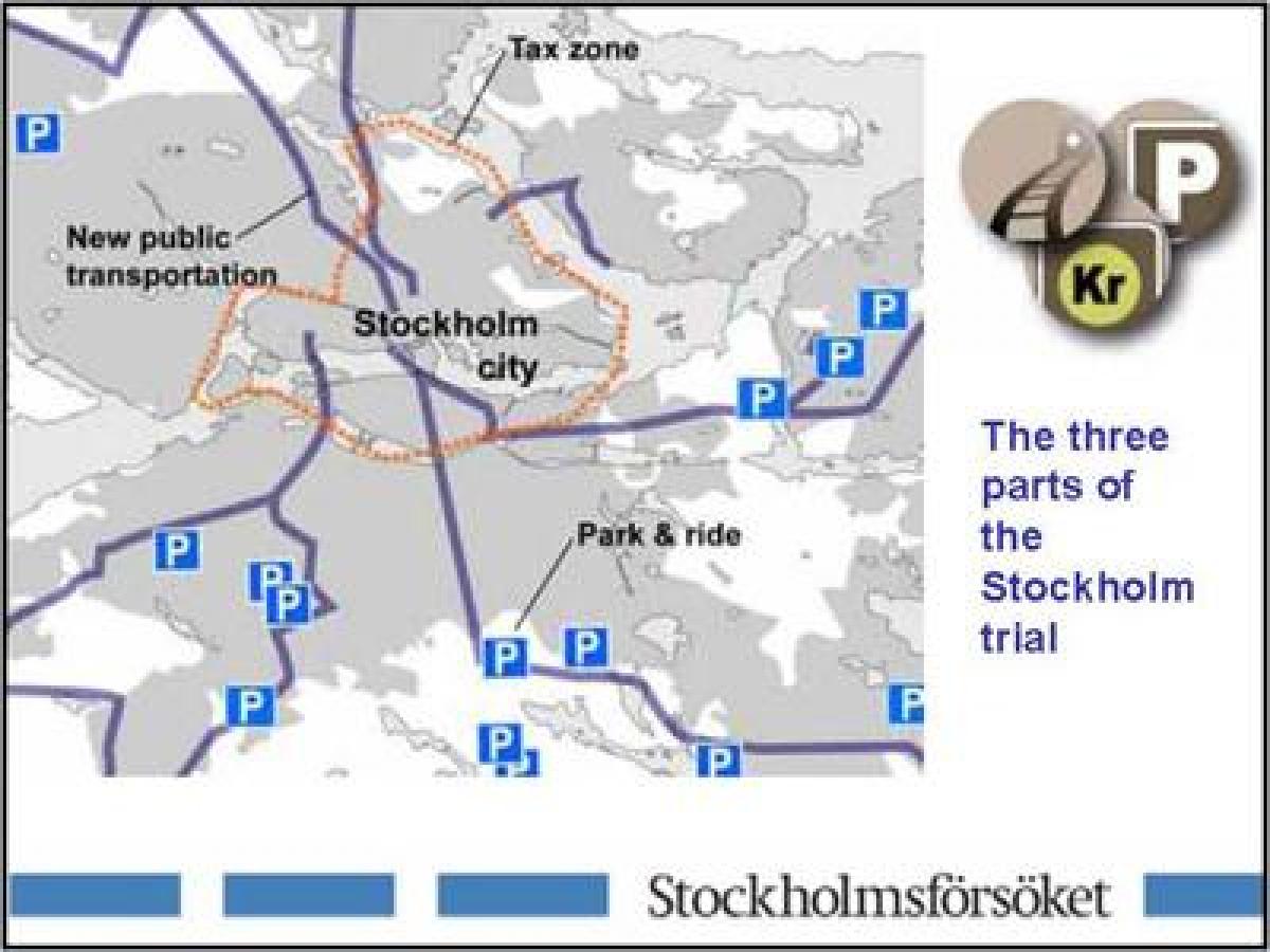 bản đồ của Stockholm bãi đậu xe
