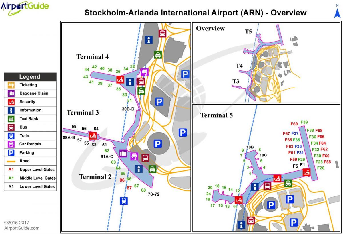 Atlanta sân bay bản đồ