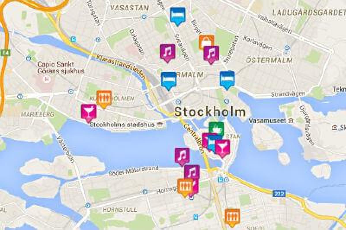 bản đồ của bản đồ gay Stockholm