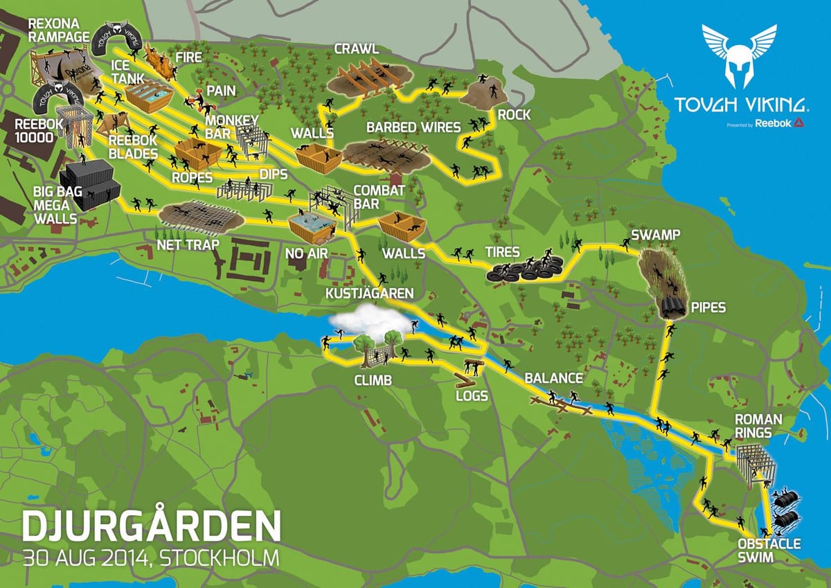 bản đồ của djurgården