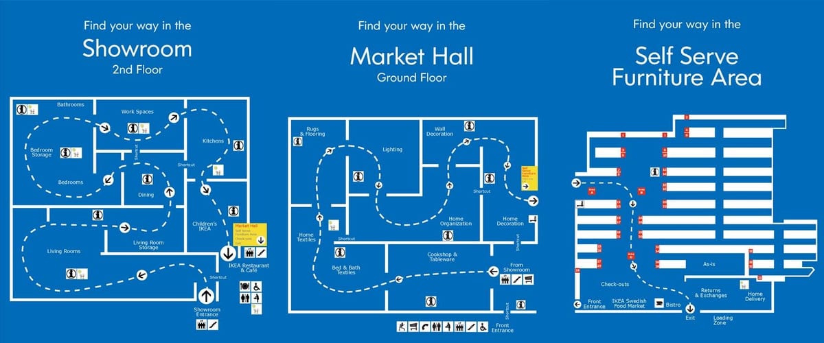 bản đồ của ikea Stockholm