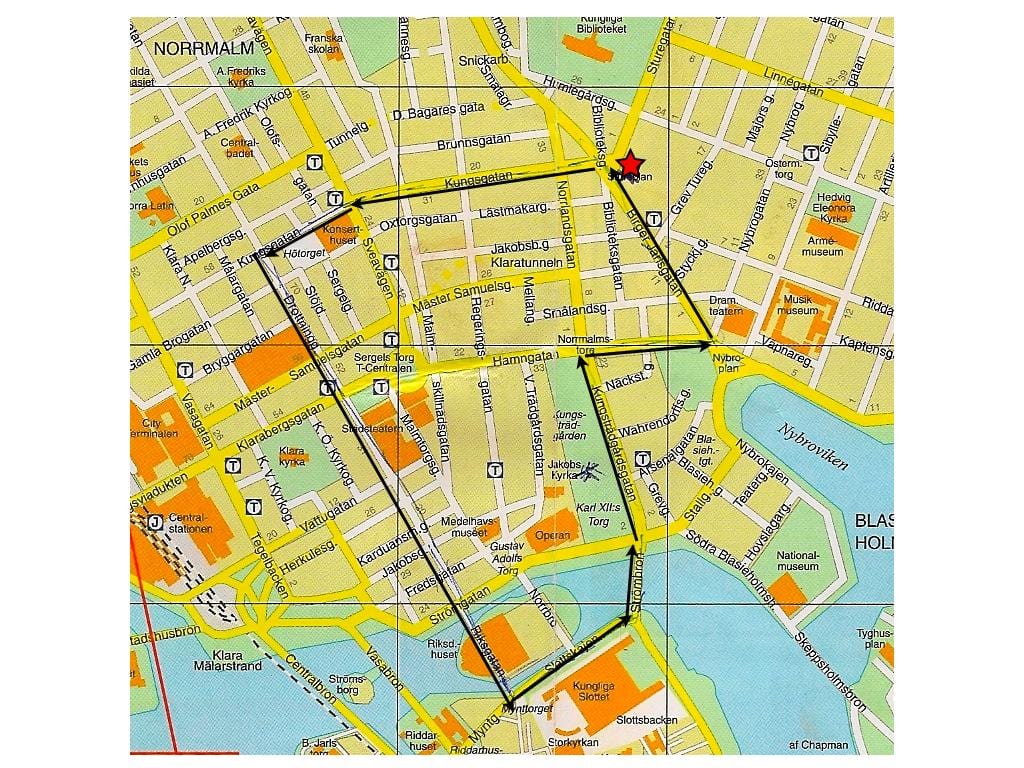 chuyến đi bộ đồ Stockholm