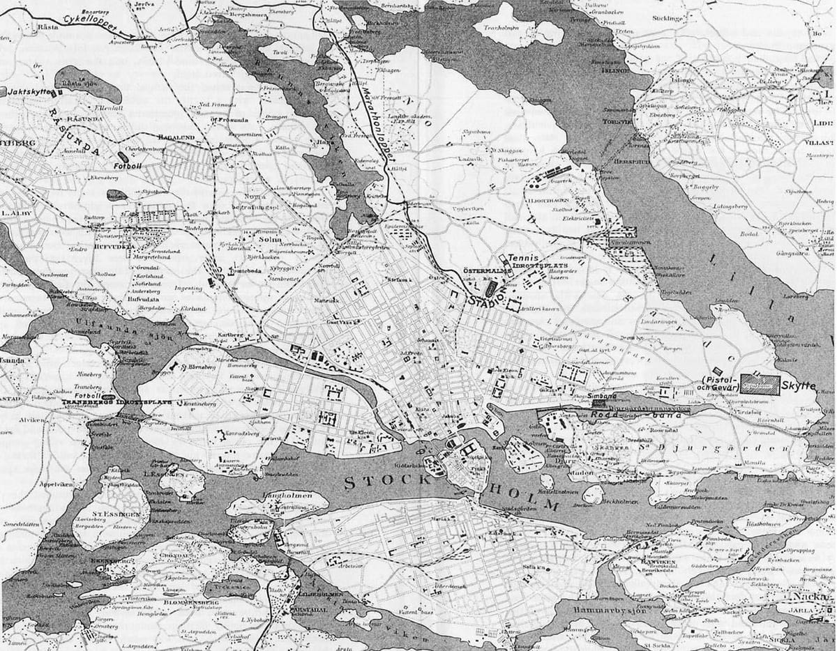 bản đồ của Stockholm thành phố