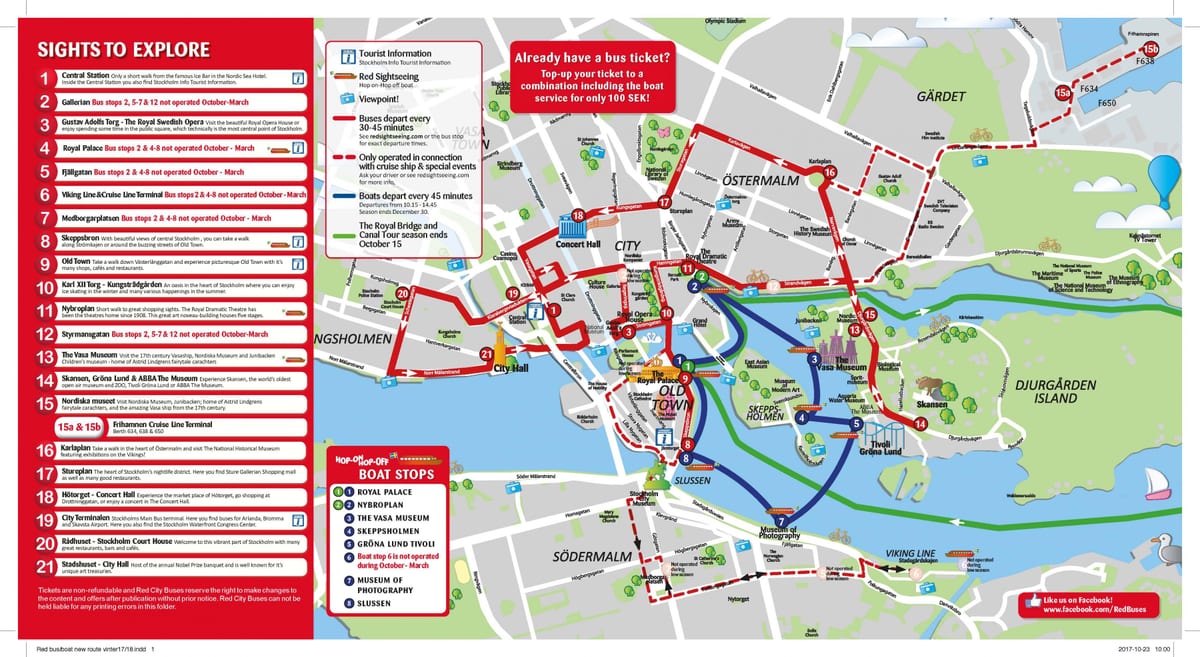 xe buýt Stockholm bản đồ