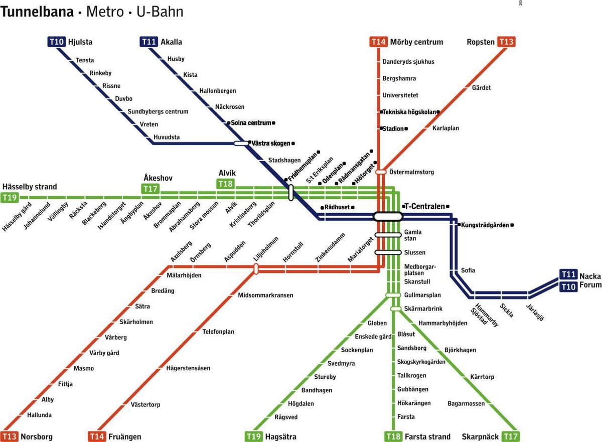 Stockholm t bản đồ