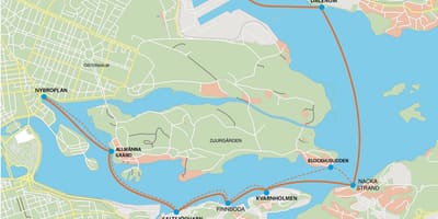 Bản đồ của frihamnen Stockholm