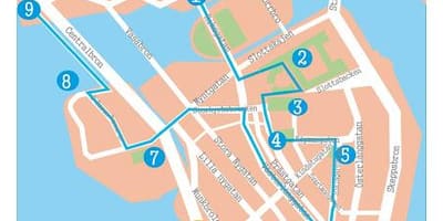 Stockholm gamla stan bản đồ