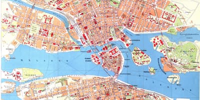 Bản đồ của kungsholmen Stockholm