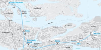 Bản đồ của nacka Stockholm