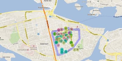 Bản đồ của sofo Stockholm