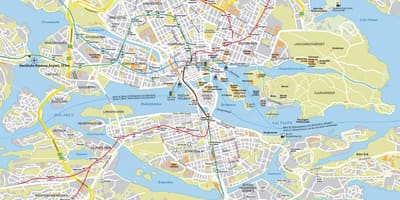 Bản đồ của đường Stockholm