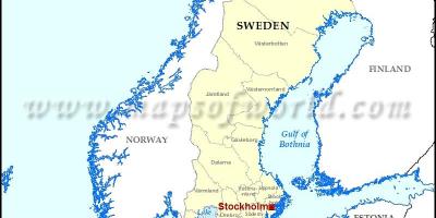 Stockholm trong bản đồ thế giới