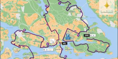 Stockholm xe đạp bản đồ